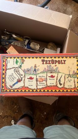 Texopoly Vintage Board Game