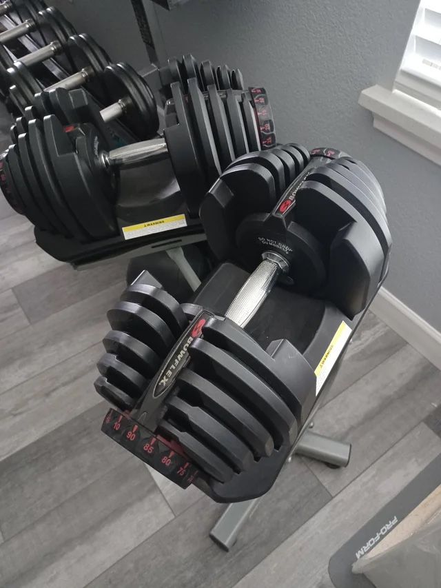 Bowflex Adjustable Dumbbells With Stand