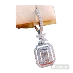 Dazzling Cubic Zirconia Silvery Earrings