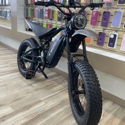 BigNiu Dark Green Electric Bike 40MPH long range ebike Financing $50 Down