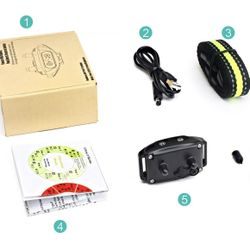 Bark Collar for Small Dogs Dog Bark Collar No Shock Bark Collar Rechargeable Anti Bark Collar Shockless with Adjustable Sensitivity and Intensity Beep