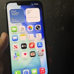 iPhone 13 128gb midnight crack back frame wear