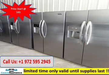 Delivery Today!!!! Stainless Steel Refrigerator 