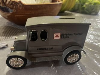1920 Die Cast Metal By C Truck Bank - State Farm Armored Car