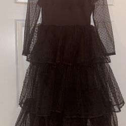 Wednesday/Goth Halloween Dress (tween age - 10-11 Years old)