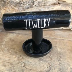Rae Dunn Black Jewelry Bracelet Stand Tree