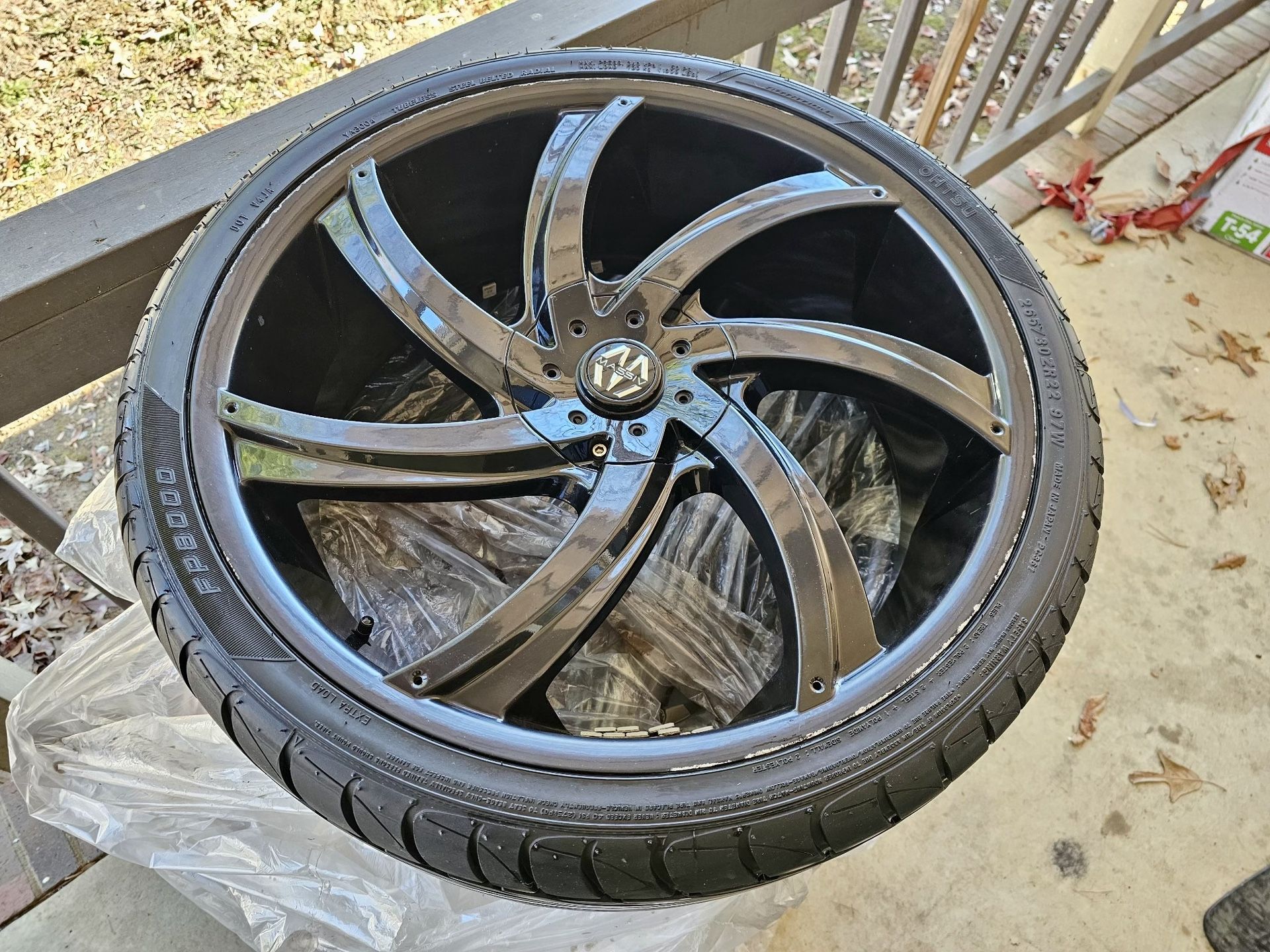 22” Rims With Tires For Sale!!