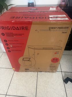 Frigidaire 5.0 Cu. Ft. Chest Freezer convertible open box 📦