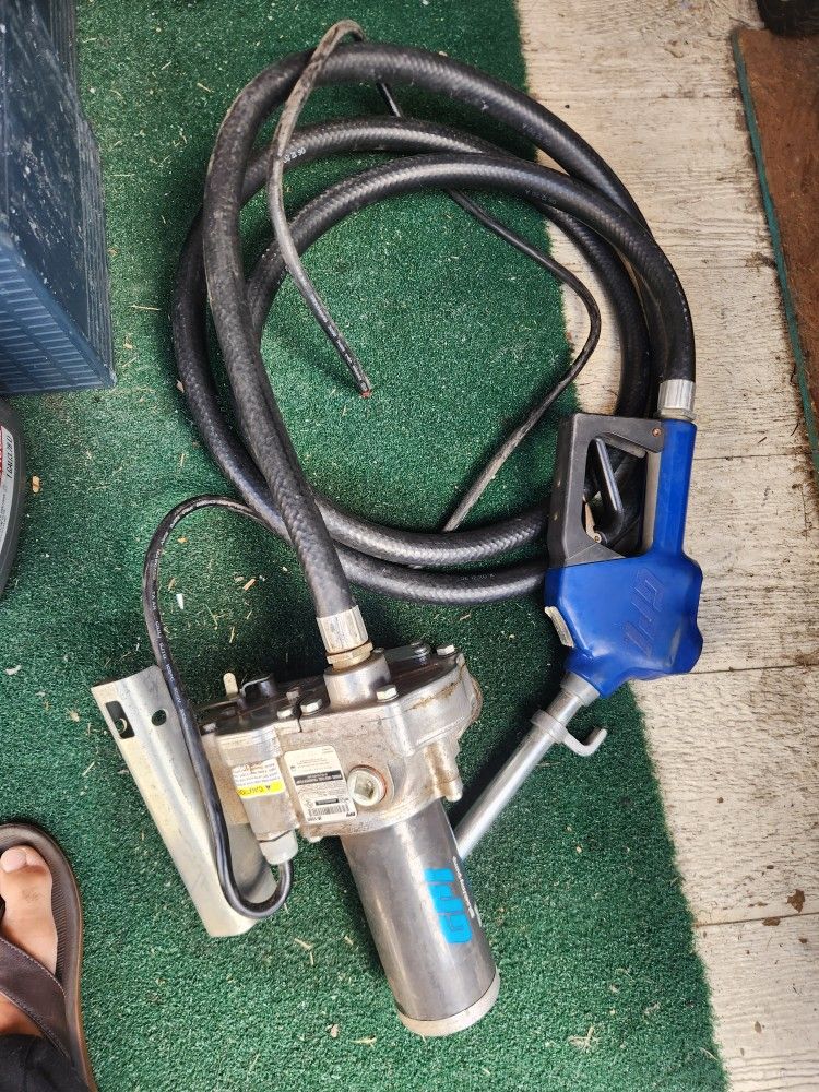 Gpi Rv/trailer Fuel Transfer Pump And Handle