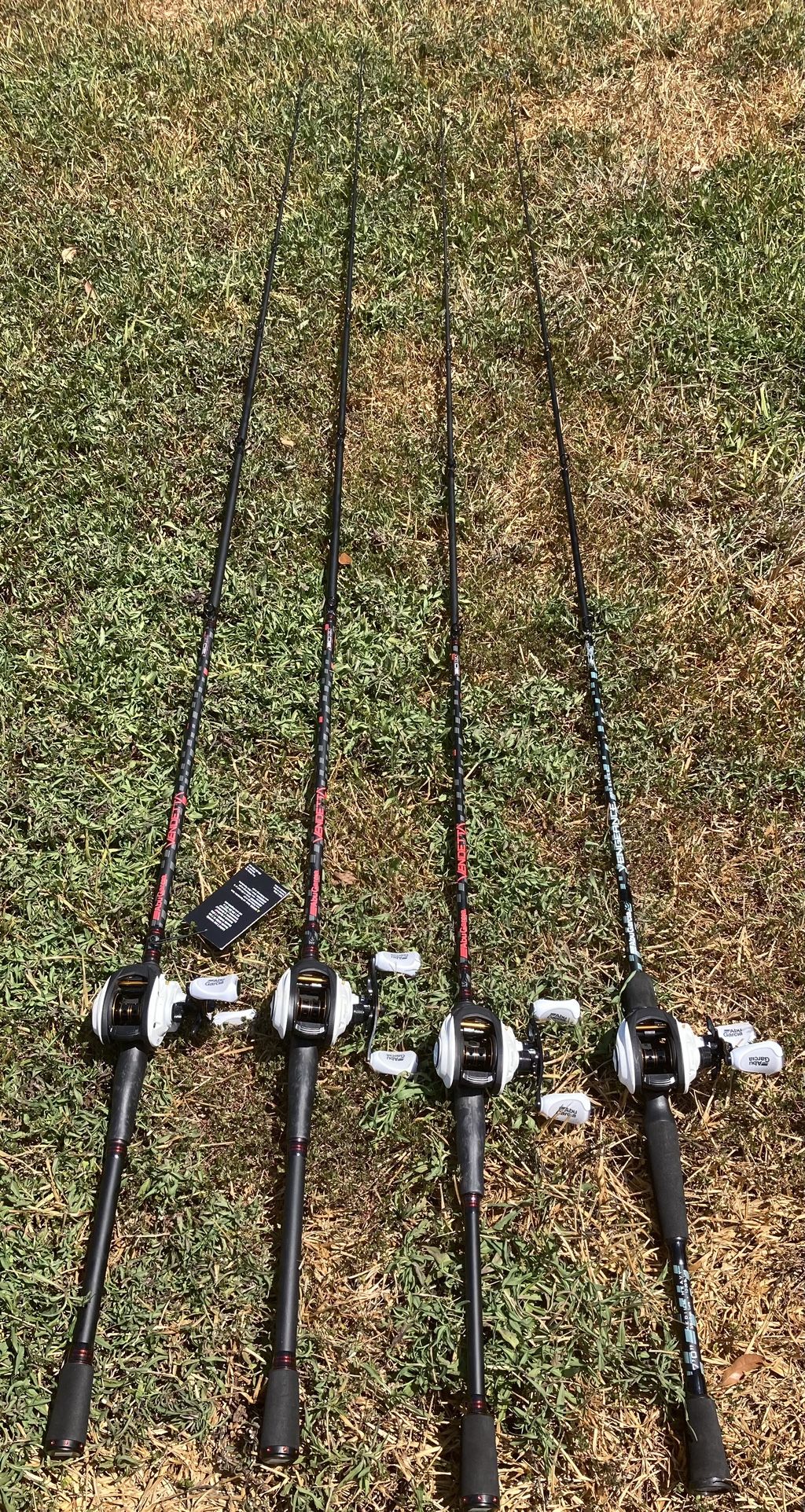 Abu Garcia Max Pro combos with Vendetta and Vengeance pro series Rods starting at $75