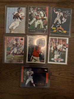 JOHN ELWAY DENVER BRONCOS 7-CARD COLLECTION LOT