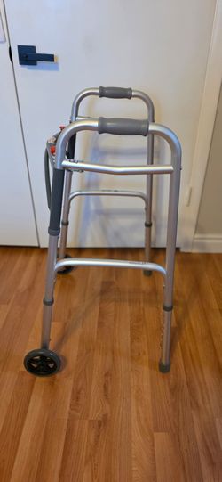 Folding Wheeled Walker with Hand Brakes