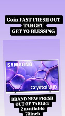 Samsung 70in Tv Brand New Out Store