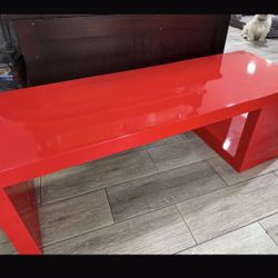 $90 Red Table , Sofa Red $280 All Perfect Condition 