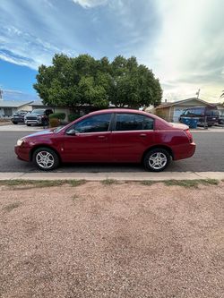 Saturn Ion Red 4-Door Sedan