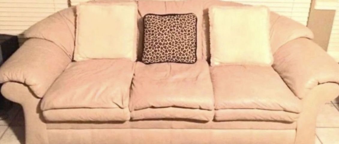 Leather Couches (Set Of 2 Pieces)