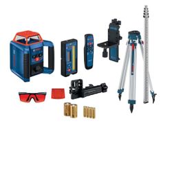 Bosch 2000-ft Red 360-Degree Self-Leveling Rotary Laser Level Kit