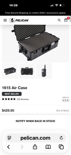 Pelican/Hardigg Case 1615 Air Case