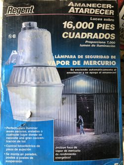 Security Mercury Lamp, 16,000 Sq F light