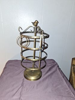 Brass Earring Jewlry Holder Display
