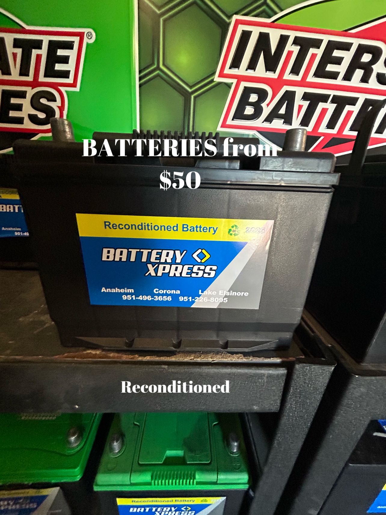 Car Batteries- NEVER USED