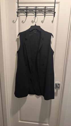 Long Black Vest
