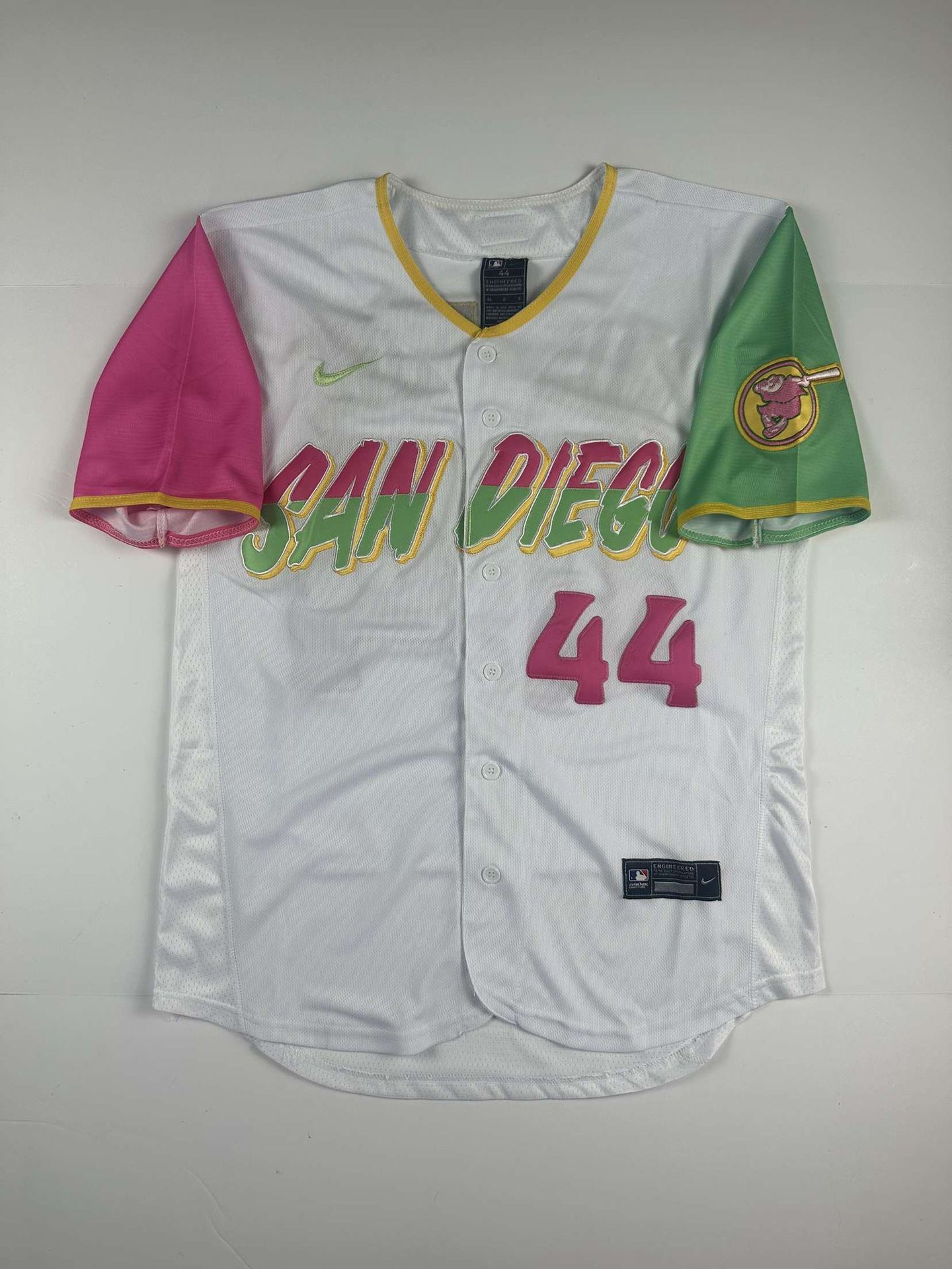 San Diego Padres Pooh Baseball Jersey - City Connect - Scesy