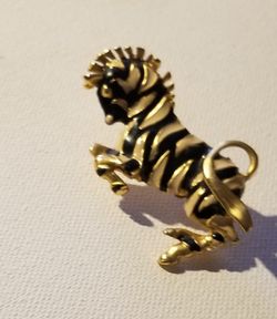 Zebra Brooch 