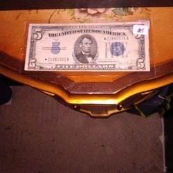 $5 Solid Star ✨ Silver Certificate 