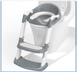 New COOSEYA Potty Training Toilet with Step Stool Ladder, Toddler Kids Potty Training Seat for Boys Girls, Foldable Anti-Slip Toilet Toddler Seat Spla