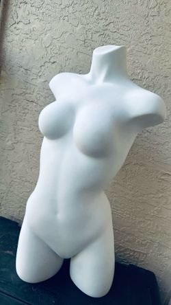 Mannequin Half Body Female Torse White