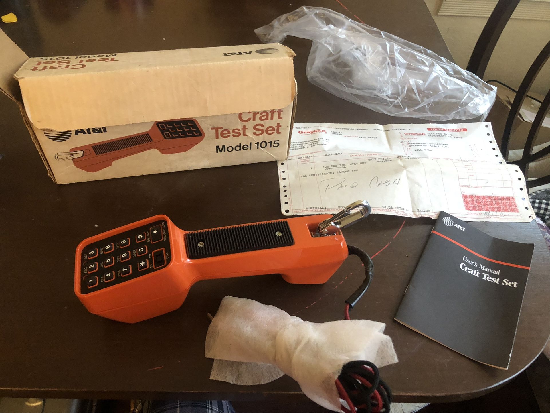 Vintage Telecom Test Set AT&T