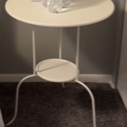 IKEA White side table. 