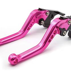 CNC Billet Short Break & Clutch Leavers *PINK*