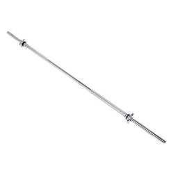 CAP Barbell - Silver Straight Standard Weight Bar with Threaded Ends, 5ft