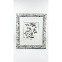 NY: Black White Peonie" Botanical Companion Print