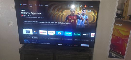 65" Philips Google tv.