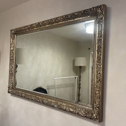 100% Gold Leafed Antique Mirror 