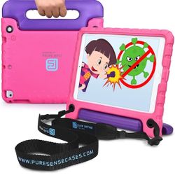 Pure Sense Buddy [Anti-Microbial Kids Case] for iPad 6th, 5th Gen, iPad Pro 9.7, iPad Air 2, 1 
