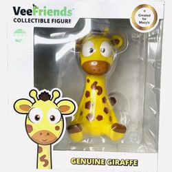 Veefriends Figure Collectible Figurine 6" Vinyl Genuine Giraffe Unopened In Box!