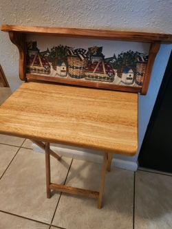 Shelf with coat hooks