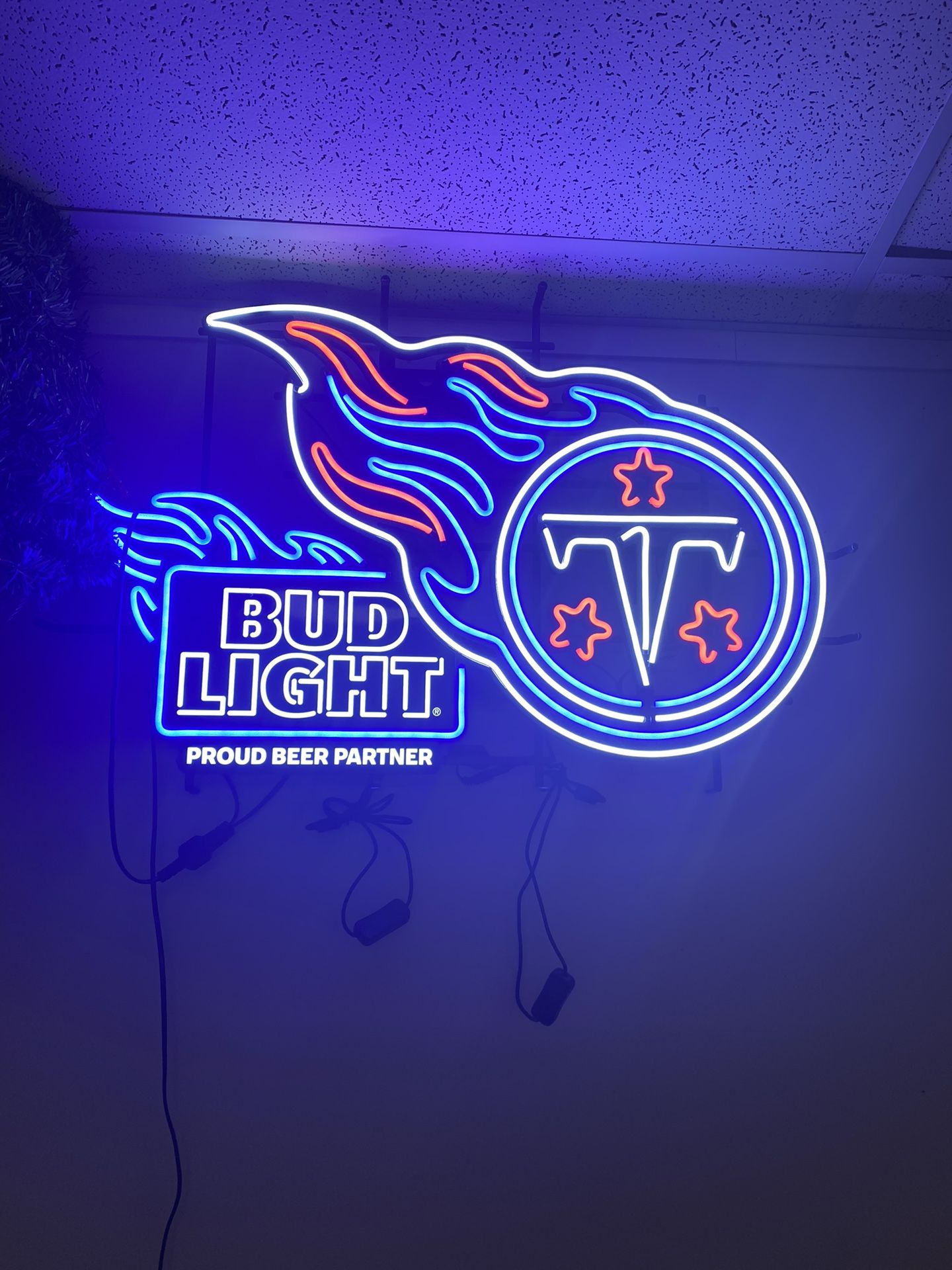 tennessee titans neon sign