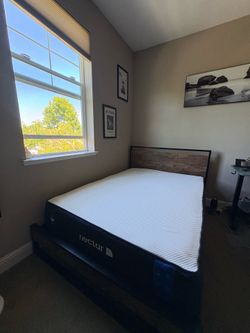 Full Size Nectar Bed & Bed Frame