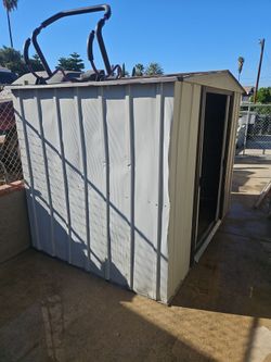 Outdoor Metal Storage Shed 6foot x  8 foot