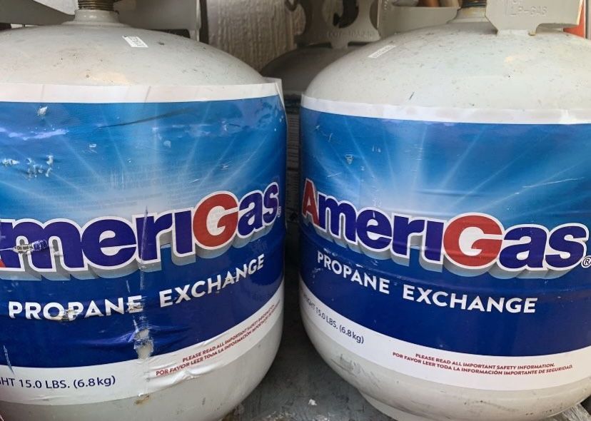 BlueRhino, AmeriGas, And Blank Propane Tanks