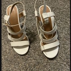 New White Heels Size 8 