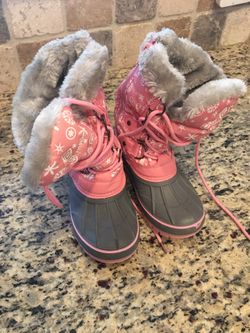 Girl Snow Boots Size 12
