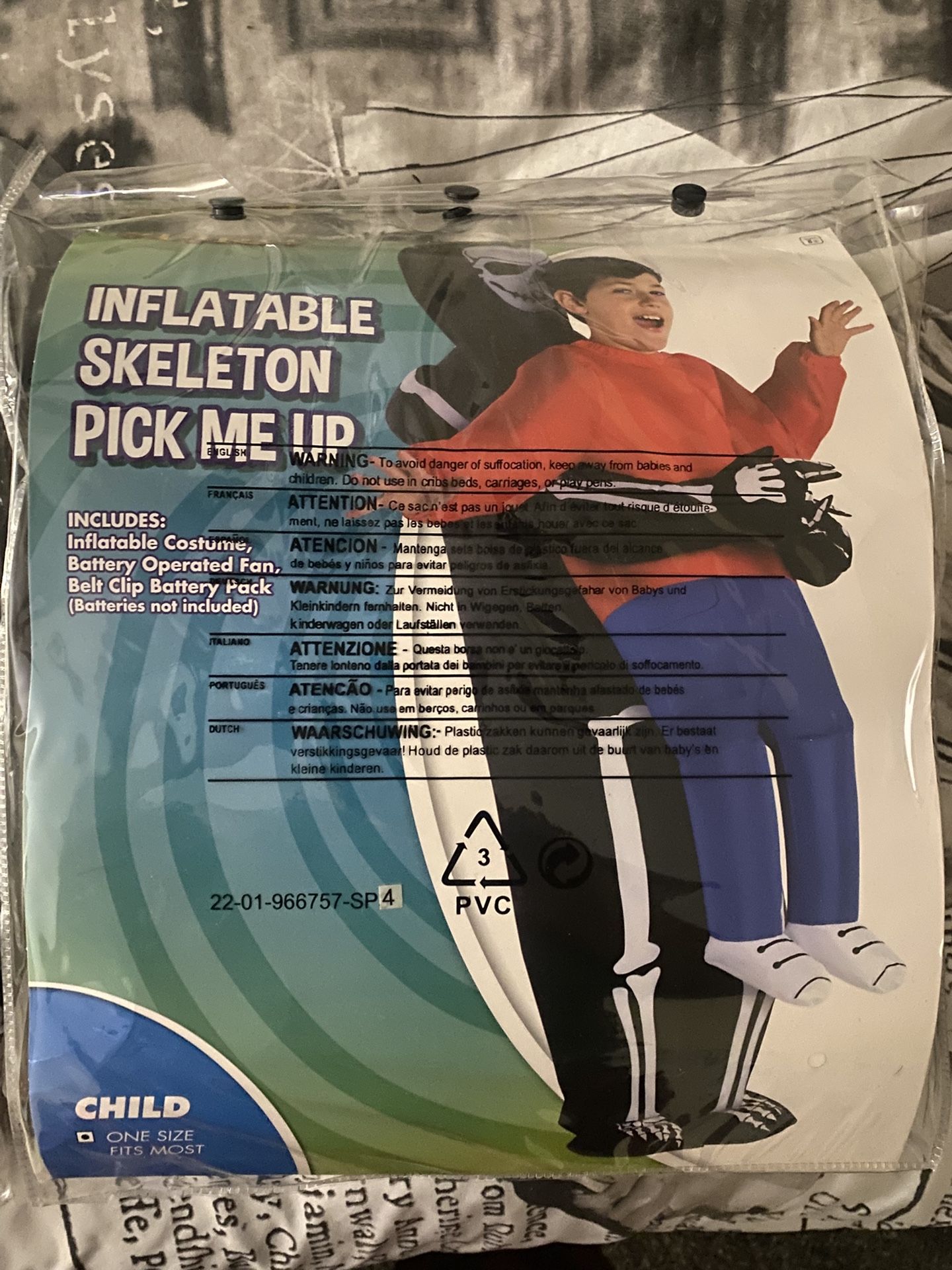 Kids Inflatable Pick Me Up Costume