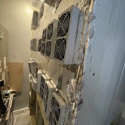 Crypto Currency Miners , Makes LTC And Doge Coin , Ready To Start Working With Power Supplies, AC ,a Whole Set !