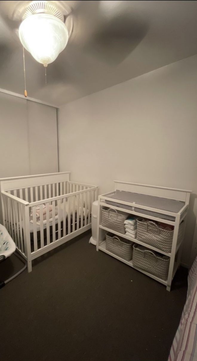 Changing Table & crib